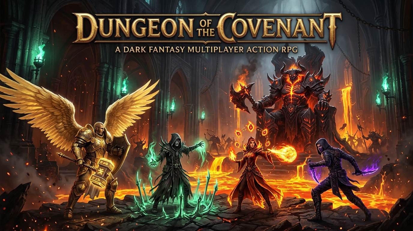 Dungeon of the Covenant Official Cover Art